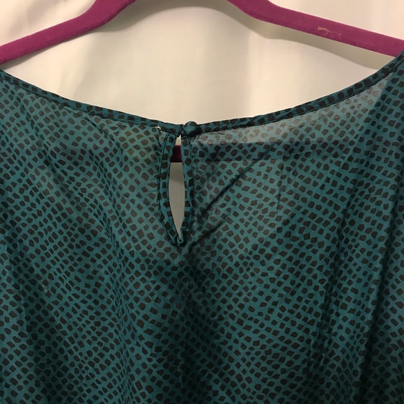 Free People green and black tunic with low waist M - Picture 6 of 8